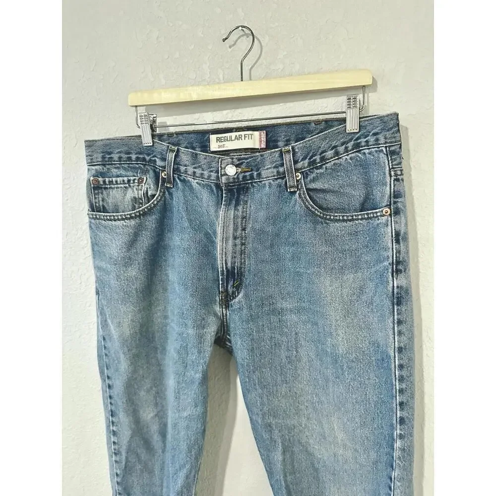 Vintage Men’s Levis 505 Jeans W38 X L30 (Blue Denim) Regular Fit